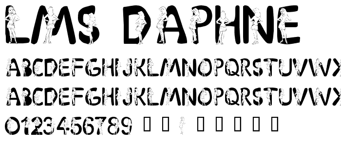 LMS Daphne font